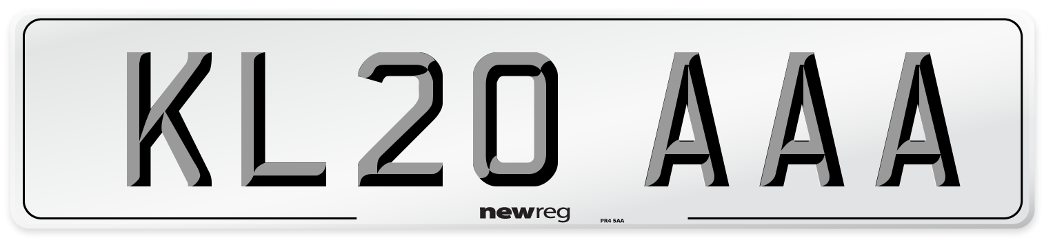 KL20 AAA Number Plate from New Reg